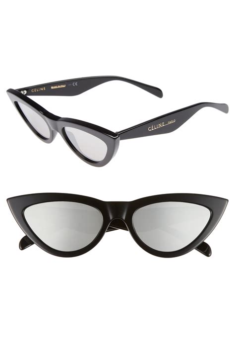 celine two tone cat eye sunglasses|Celine 56mm cat eye sunglasses.